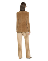 Single-breasted corduroy Turlington jacket -  | Dolce & Gabbana