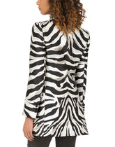 Zebra-design lamé jacquard Turlington jacket -  | Dolce & Gabbana