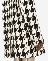 Houndstooth jacket with pearl DG buttons -  | Dolce & Gabbana