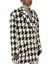 Houndstooth jacket with pearl DG buttons -  | Dolce & Gabbana