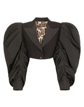 Short taffeta and wool poplin jacket -  | Dolce & Gabbana