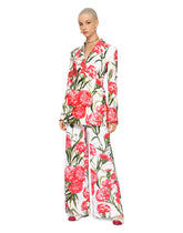 Carnation-print jersey Turlington blazer -  | Dolce & Gabbana