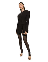 Double crepe jacket with side slit -  | Dolce & Gabbana