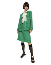 Single-breasted raschel tweed jacket -  | Dolce & Gabbana