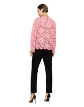 Single-breasted lace jacket -  | Dolce &amp; Gabbana