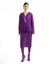 Single-breasted lace jacket -  | Dolce &amp; Gabbana