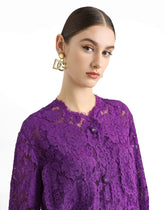 Single-breasted lace jacket -  | Dolce &amp; Gabbana