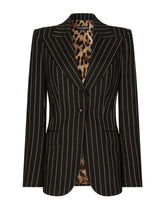 Turlington pinstripe wool jacket -  | Dolce &amp; Gabbana