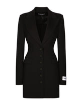 KIM DOLCE&GABBANA Single-breasted technical jersey Turlington jacket -  | Dolce & Gabbana