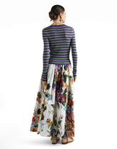 Bouquet flower-print wide skirt -  | Dolce &amp; Gabbana