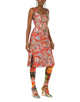 Floral lurex jacquard midi skirt -  | Dolce & Gabbana
