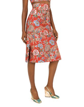 Floral lurex jacquard midi skirt -  | Dolce & Gabbana