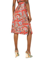 Floral lurex jacquard midi skirt -  | Dolce & Gabbana