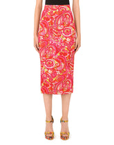 60s-print charmeuse pencil skirt -  | Dolce & Gabbana