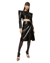 Alligator-print midi skirt -  | Dolce & Gabbana
