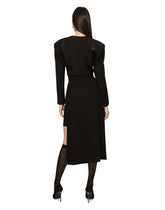 Calf-length skirt with jersey mini skirt -  | Dolce & Gabbana