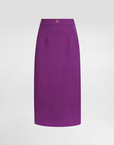 Wool crepe sheath skirt -  | Dolce &amp; Gabbana