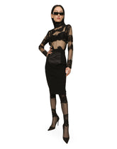 Technical jersey pencil skirt -  | Dolce &amp; Gabbana