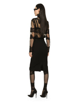 Technical jersey pencil skirt -  | Dolce &amp; Gabbana