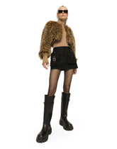 Faille miniskirt with large pockets -  | Dolce &amp; Gabbana