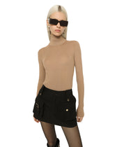 Faille miniskirt with large pockets -  | Dolce &amp; Gabbana
