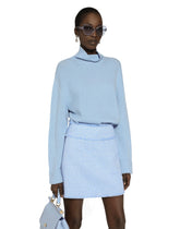 Wool raschel tweed miniskirt -  | Dolce &amp; Gabbana