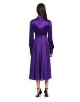 Silk calf-length circle skirt -  | Dolce & Gabbana
