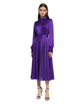 Silk calf-length circle skirt -  | Dolce & Gabbana
