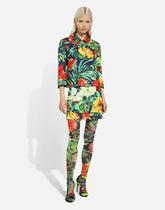 Bloom-print brocade miniskirt -  | Dolce & Gabbana