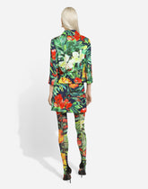 Bloom-print brocade miniskirt -  | Dolce & Gabbana