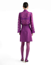 Jacquard chiffon shirt with allover DG logo -  | Dolce &amp; Gabbana