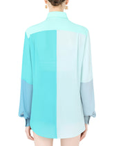 Multi-colored georgette patchwork shirt -  | Dolce & Gabbana