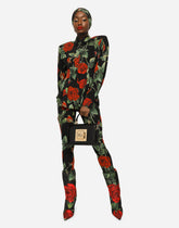 Rose-print charmeuse shirt -  | Dolce &amp; Gabbana