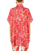 Short-sleeved silk shirt with 60s print -  | Dolce &amp; Gabbana