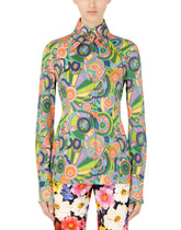 60s-print charmeuse shirt -  | Dolce &amp; Gabbana