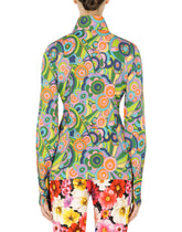 60s-print charmeuse shirt -  | Dolce &amp; Gabbana