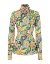 60s-print charmeuse shirt -  | Dolce &amp; Gabbana