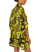 Sleeveless twill shirt with DG print -  | Dolce & Gabbana