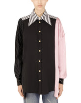 Mixed-fabric shirt -  | Dolce &amp; Gabbana