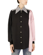 Mixed-fabric shirt -  | Dolce &amp; Gabbana