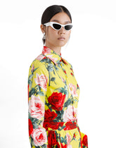 Bouquet-print cotton shirt -  | Dolce &amp; Gabbana