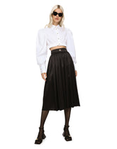 Poplin shirt with puff sleeves -  | Dolce &amp; Gabbana