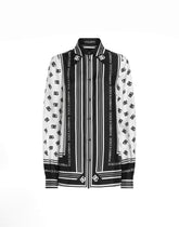 DG allover print silk twill shirt -  | Dolce &amp; Gabbana