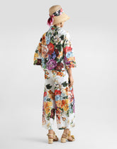 Flower-bouquet print poplin shirt -  | Dolce &amp; Gabbana