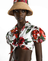 Flower-print poplin shirt -  | Dolce &amp; Gabbana