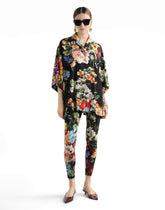 Bouquet flower print charmeuse shirt -  | Dolce &amp; Gabbana