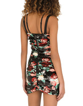 Short dress with sequined rose embellishment -  | Dolce & Gabbana