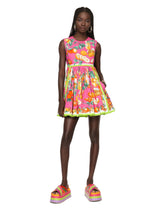 Short citrus-print poplin dress -  | Dolce & Gabbana