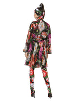 Floral-print chiffon midi dress -  | Dolce & Gabbana