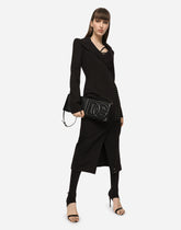 Jersey robe coat with ties and belt loops -  | Dolce &amp; Gabbana